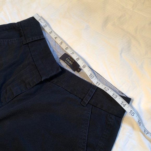 J Crew 5" Navy Chino Shorts - Picture 3 of 8